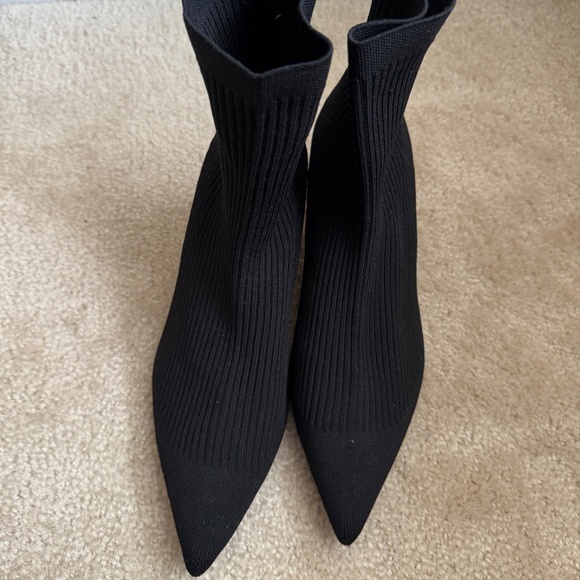 Zara Sock Pointed Toe Ankle Bootie - Picture 6 of 6